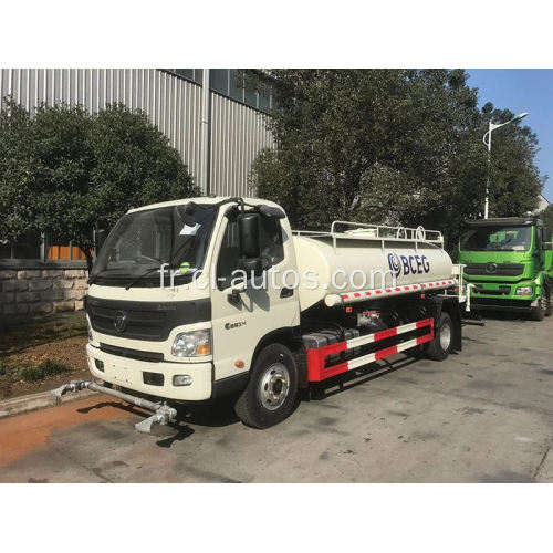 Foton gauche à gauche 5000L Camion de gicleurs d'eau